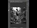 how to convert an color image to black white image in Photoshop? #photoshop #tutorial #editing