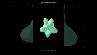 A sphere vibrates into flowers #Shorts
