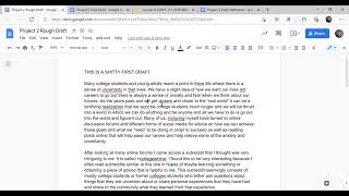 Project 3 Video Reflection