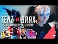 Team TenZ queues up vs. Brax and T1 in VALORANT! ft. TenZ, Mang0, Keeoh, PVPX, and Sonic from Cloud9