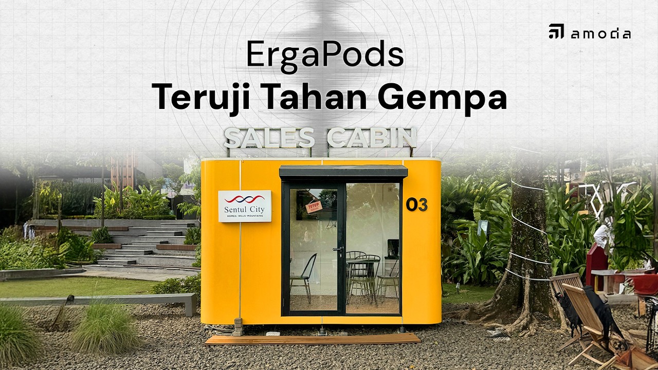 ErgaPods dari AMODA Teruji Tahan Gempa | Modular Construction Expert ...