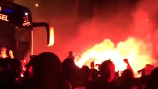 Başakşehi̇r Vs Fenerbahçe Otobüs Karşilamasi