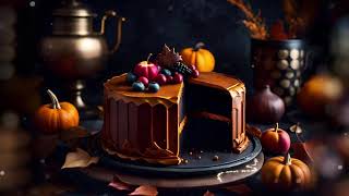 Autumn Chocolate Caramel Cake Decor — Patisserie Fall Vibes 🎷Cozy Jazz Music Ambience & ASMR by Infinity Rooms 1,195 views 8 months ago 2 hours