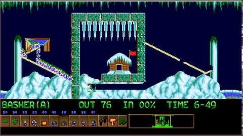 Lemmings Plus Remake Level: A magician would be handy