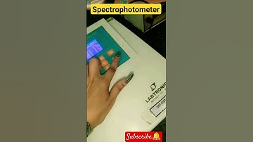 Spectrophotometer #shorts #youtubeshorts #spectrometer #short #shortsfeed #share