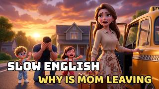 Why Is Mom Leaving? | Easy English Listening Practice Story (A1-A2 Level)