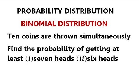 Binomial Distribution -Problem -Probability distribution