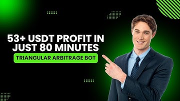 53 USDT Profit In 80 Minutes - Crypto Triangular Arbitrage Bot Result - AlgoArray One