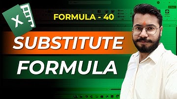 🔁 SUBSTITUTE Formula in Excel Explained with Examples | Text Replacement Made Easy!