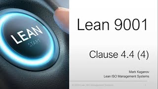 Understanding Clause 4.4 | Resources and Responsibilities | Quality Management System Training Video