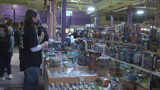 Toy enthusiasts and collectors gather for Village Gate Toy Show
