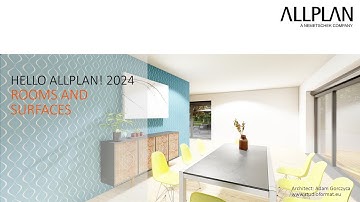 Hello ALLPLAN! 2024 - Rooms and Surfaces