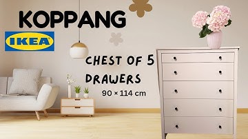 IKEA KOPPANG 5 DRAWERS INSTALMENT ILLUSTRATION
