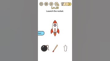 Brain Boom Level 13 Launch the rocket