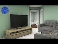 Planta de casa simples dois quartos 360 Graus VR - Complemento