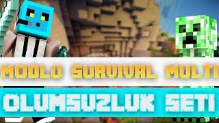 Sezon 4 Minecraft Modlu Survival Multi Bölüm 10 - Ölümsüzlük Seti