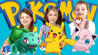 ПОКЕМОНЫ | Лена, Соня и Настя открывают СЮРПРИЗЫ | POKEMON GO