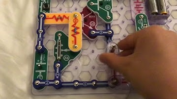 Electronic Snap Circuits Adjustable a Time Delay Lamp and Fan