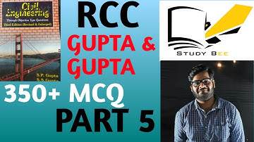 RCC GUPTA & GUPTA MCQ  ||  PART 5