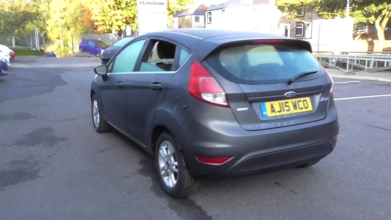 Ford FIESTA 1.0 EcoBoost Zetec 5dr U21878 - YouTube