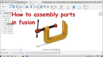 Fusion 360 tutorial for beginners Part 2 clamp Assembly