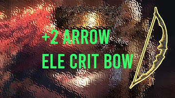 How to craft a +2 arrow elemental crit bow