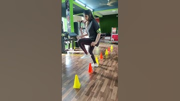 Exercises with cones || workout motivation #shorts
