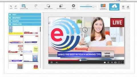 Easy Video Graphics Online App - Online Design Tool for Google Hangout and Video Overlay Graphics