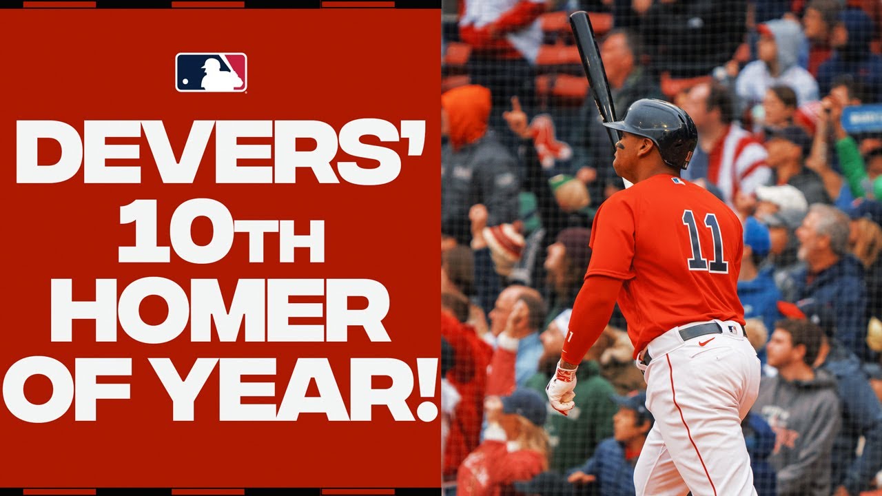 ABSOLUTELY DEMOLISHED! Rafael Devers is first AL player to reach