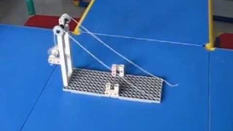 Castle Draw Bridge using pullerys