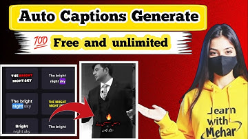 How to Generate Auto Captions for Free | Best AI Tool 2025 Tutorial