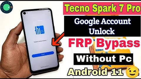 Tecno Spark 7 Pro Frp Bypass Android 11 | Tecno KF8 Google Account Unlock Without Pc | Latest Update