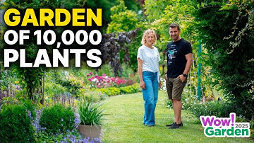 A Garden of 10,000 Plants! Stunning Perennial Paradise with Incredible Design | Wow!Garden
