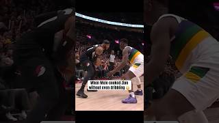 Carmelo Needed 0 Dribbles