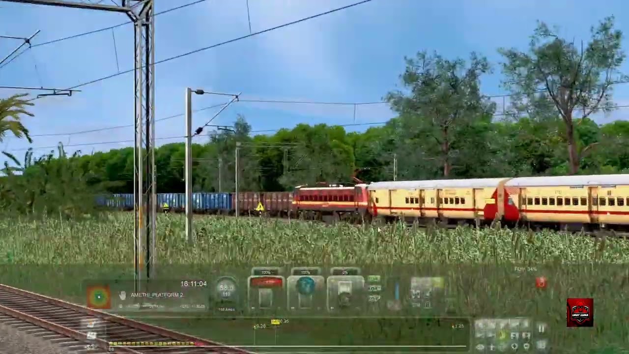 Enjoy😊 aktrains lhb sound🔊🔊//railwork gaming🚉🚉
