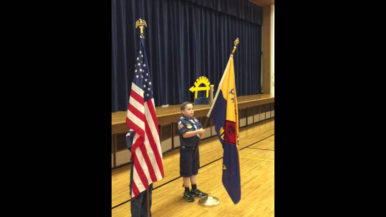 Cub Scout Flag Ceremony Rehearsal - YouTube