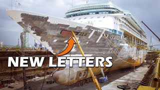 Cruise Ship overhauling 260 METRE VISION CLASS  CINEMATIC TIMELAPSE 4K  Marella Discovery