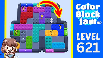 Color Block Jam Level 621 Solution Walkthrough