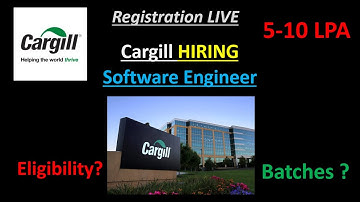 Cargill Hiring | Software Engineer | 5 - 10 LPA