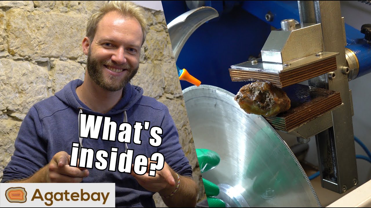 Let's cut colorful agates from Agate Creek in Australia 😁! | 4K