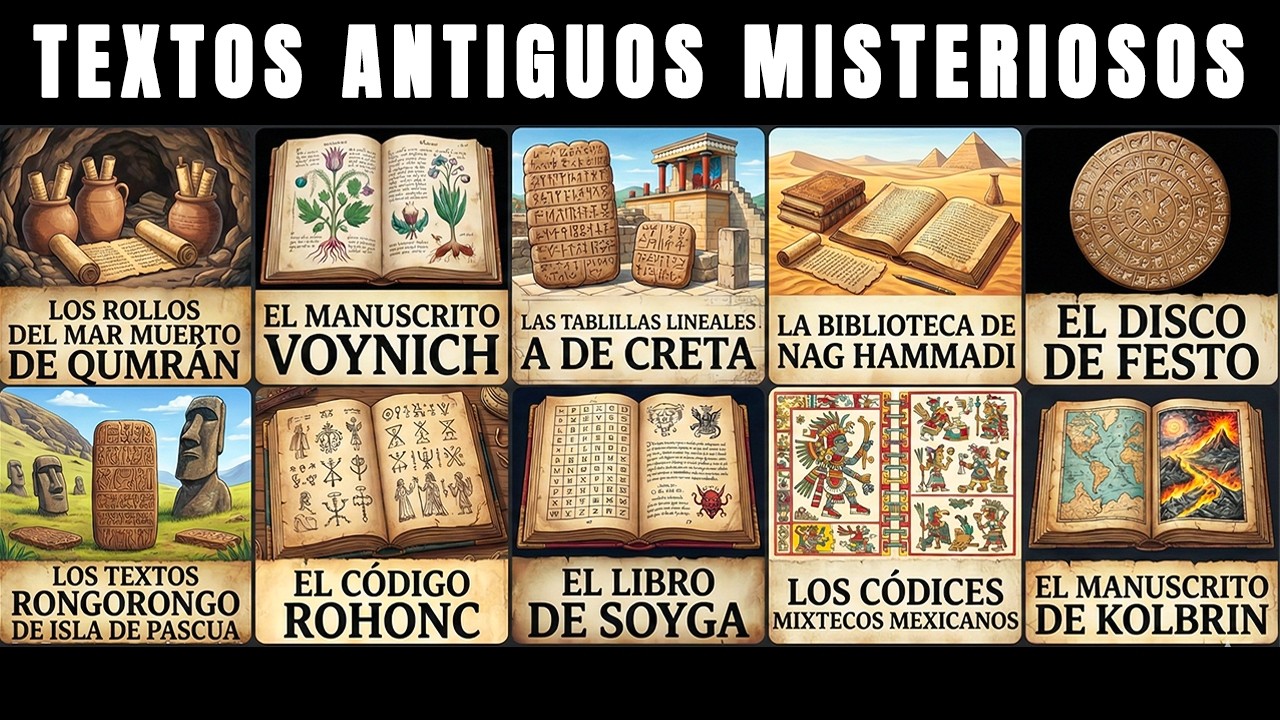 10 Textos Antiguos Que Guardan Secretos Imposibles De Revelar