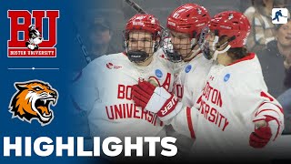 Boston University vs RIT | NCAA College Hockey | Highlights - March 28, 2024