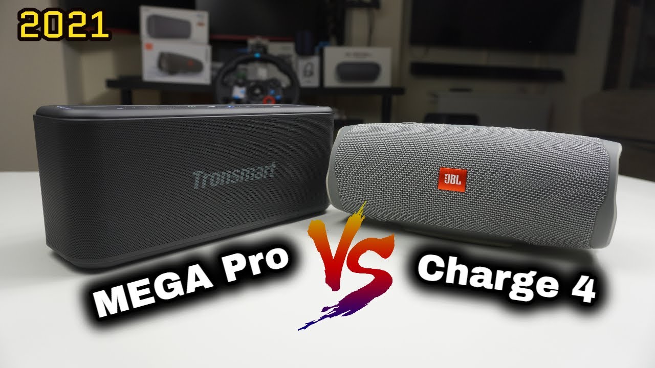 JBL Charge 4 Vs Tronsmart Mega Pro | Sound & BASS Test - YouTube