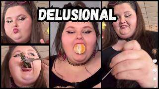 Amberlynn goes to a buffet on her weight loss journey
