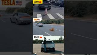 Tesla vs VOYAH vs AVATR — Ultimate Braking Battle! 🔥⚡