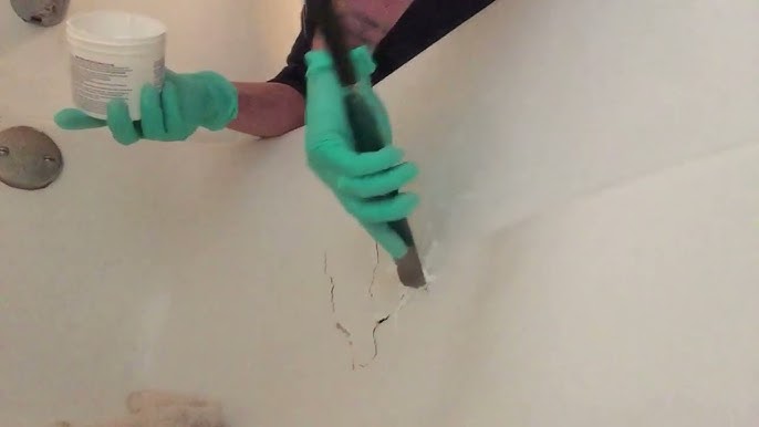 How To Fix Hairline Crack In Fiberglass Tub