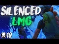 SILENCED LMG?! 19 Kill Solo Gameplay (Fortnite Battle Royale)