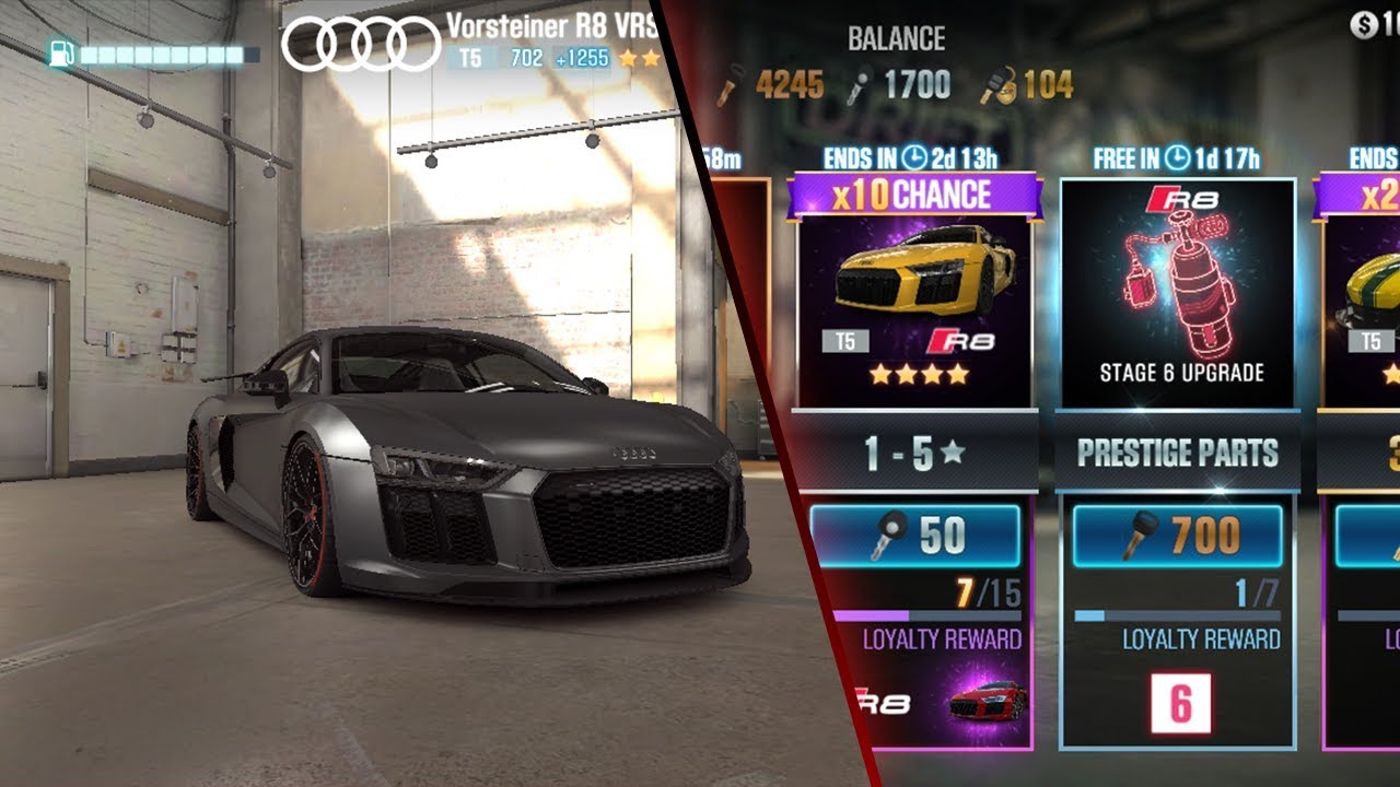 CSR Racing 2 | Audi R8 V10 Coupé Prestige Cup + (Painfull) Gold Spins ...