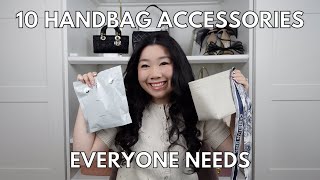 👜 10 HANDBAG ESSENTIALS EVERY HANDBAG ADDICT NEEDS (hacks, cleaning, storage & more)