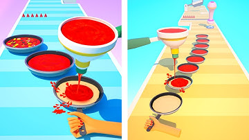 Pizza Run Stack - Pizza Stack Run - All Levels iOS Android GamePlay